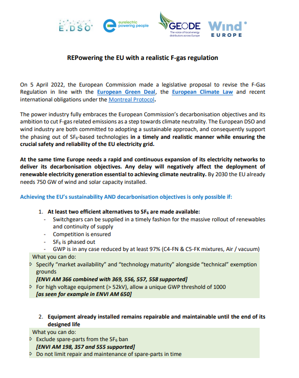 REPowering the EU with a realistic F-gas regulation