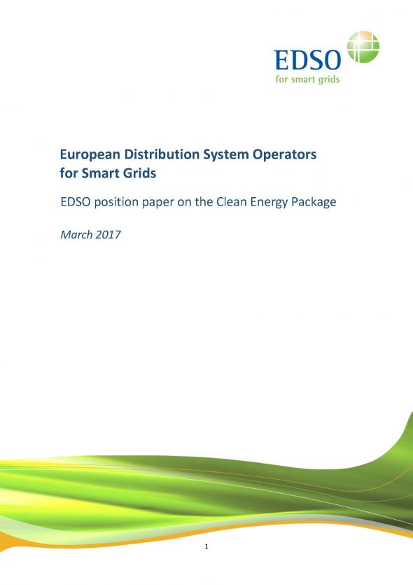 EDSO position paper on the Clean Energy Package