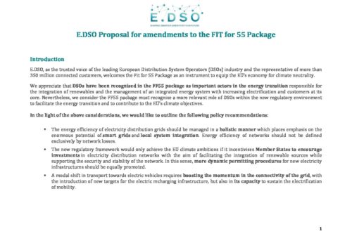 E.DSO Suggested Amendments to the Fit for 55 Package