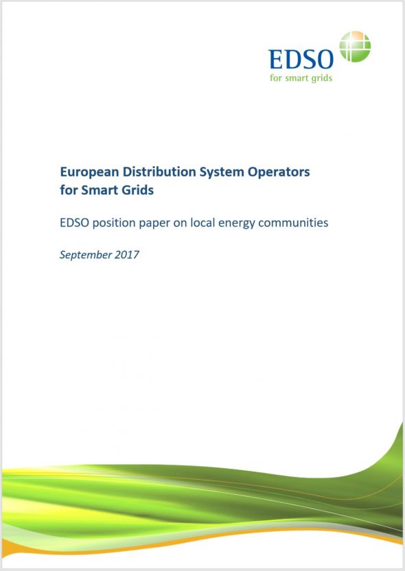 EDSO position paper on local energy communities