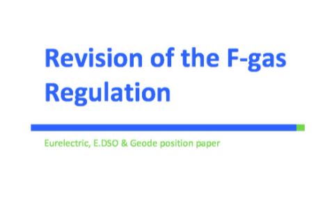 E.DSO, Eurelectric and GEODE – Position paper on the revision of the F-gas Regulation